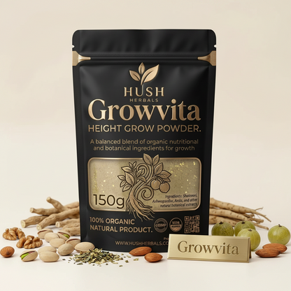 GrowVita Herbal Growth Support Powder 150g – Herbal Support for Daily Growth & Wellness
