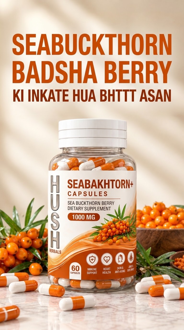 SEABAKHTORN+ CAPSULES
Sea Buckthorn Berry Dietary Supplement — 1000 MG | 60 Capsules
