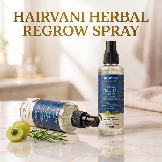 Hairvani Herbal Hair Regrowth Spray – Herbal Solution for Hair Fall & Weak Hair Roots