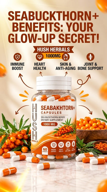 SEABAKHTORN+ CAPSULES
Sea Buckthorn Berry Dietary Supplement — 1000 MG | 60 Capsules