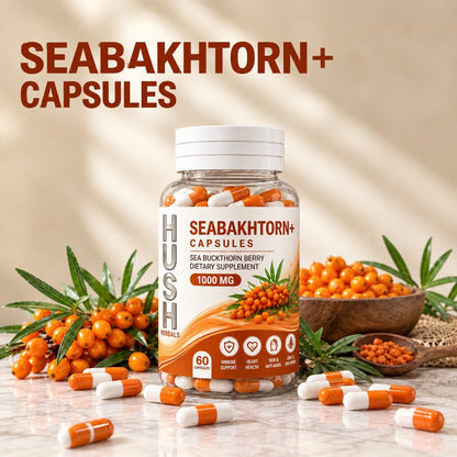 SEABAKHTORN+ CAPSULES
Sea Buckthorn Berry Dietary Supplement — 1000 MG | 60 Capsules